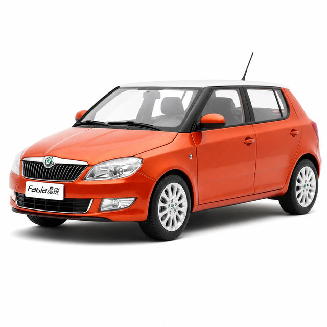 [OEM] 1:18 Skoda 2012 Fabia orange voiture miniature Die-Cast