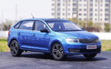 [OEM] 1:18 Skoda 2013 Rapid Spaceback blauw modelauto Die-Cast