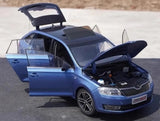 [OEM] 1:18 Skoda 2013 Rapid Spaceback blauw modelauto Die-Cast