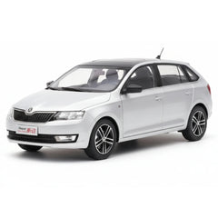 [OEM] 1:18 Skoda 2013 Rapid Spaceback argento modellino di auto Die-Cast
