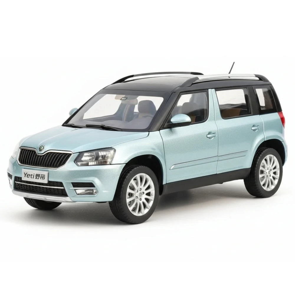 [OEM] 1:18 Skoda 2013 Yeti sininen pienoismalli Die-Cast