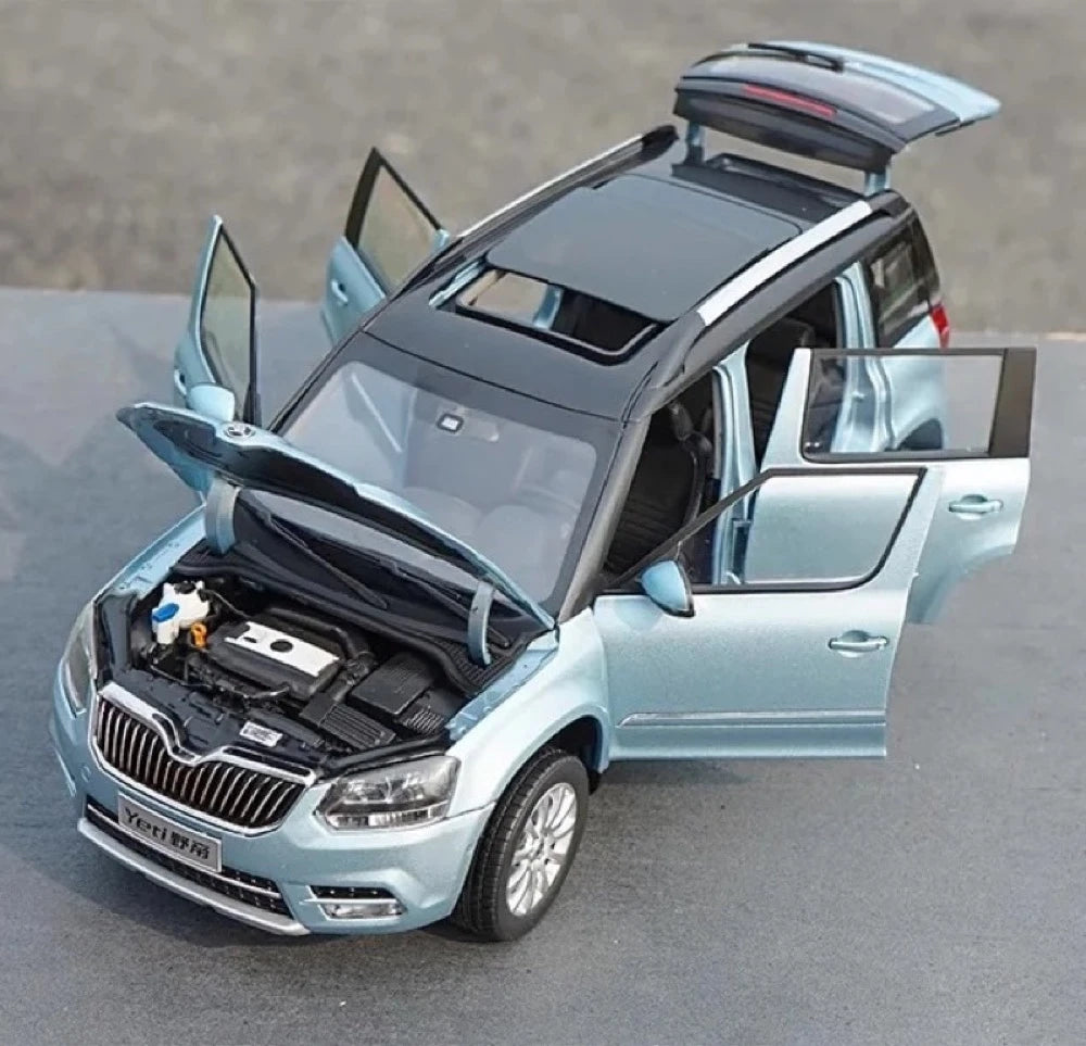 [OEM] 1:18 Skoda 2013 Yeti sininen pienoismalli Die-Cast