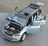 [OEM] 1:18 Skoda 2013 Yeti sininen pienoismalli Die-Cast