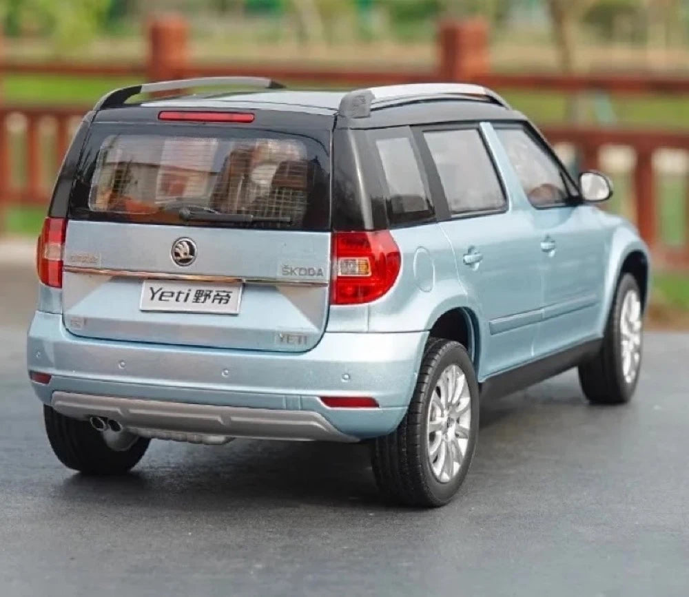 [OEM] 1:18 Skoda 2013 Yeti sininen pienoismalli Die-Cast
