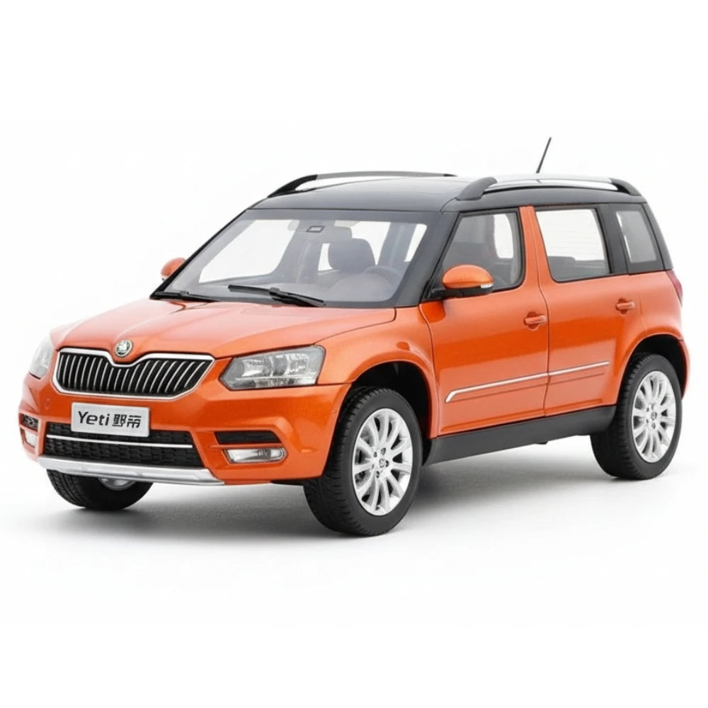 [OEM] 1:18 Skoda 2013 Yeti Orange Model Car Die-Cast