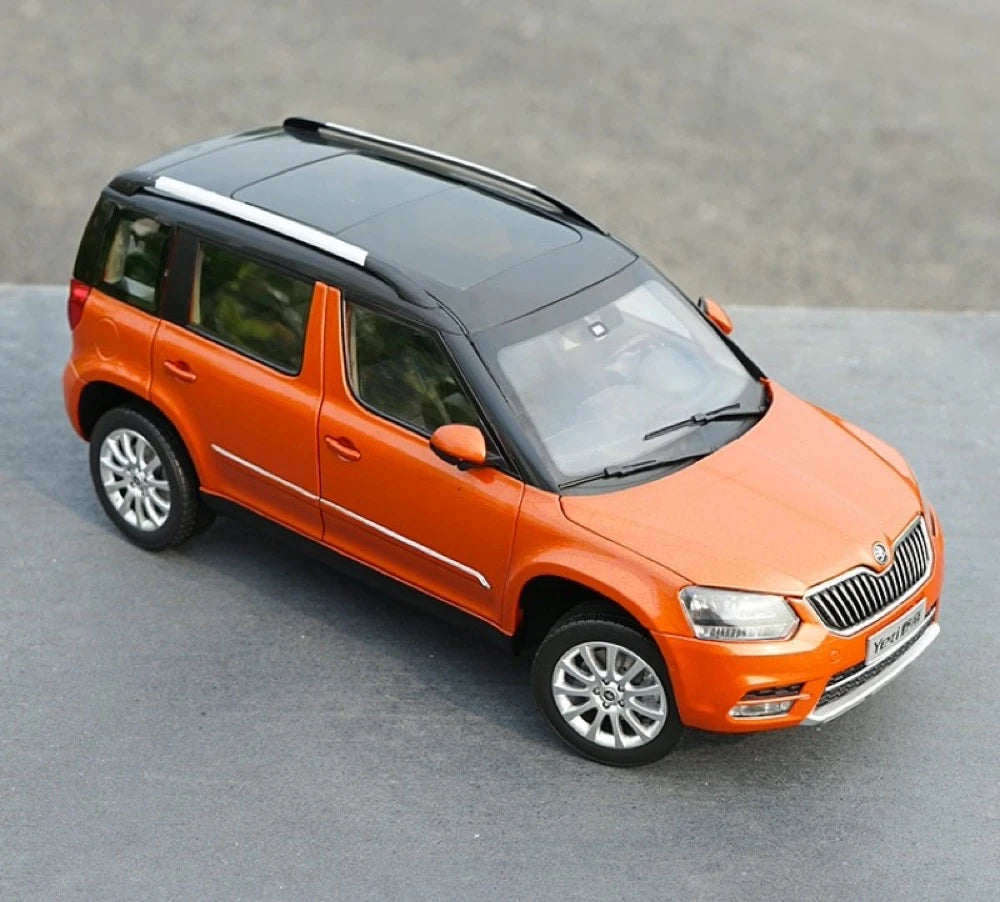 [OEM] 1:18 Skoda 2013 Yeti Orange Model Car Die-Cast