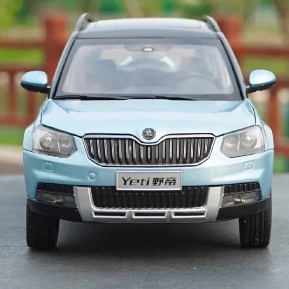 [OEM] 1:18 Skoda 2013 Yeti Outdoor Blue Model Car Die-Cast