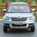 [OEM] 1:18 Skoda 2013 Yeti Outdoor Blue Model Car Die-Cast