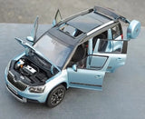 [OEM] 1:18 Skoda 2013 Yeti Outdoor Blue Model Car Die-Cast
