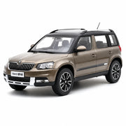 OEM Skoda 2013 Yeti Outdoor marron 1:18 – voiture miniature de collection en métal moulé