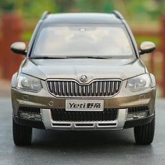 [OEM] 1:18 Skoda 2013 Yeti Outdoor marrone modellino di auto Die-Cast