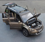 [OEM] 1:18 Skoda 2013 Yeti Outdoor Brown pienoismalli Die-Cast
