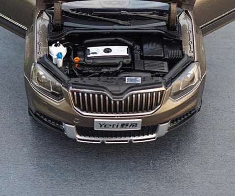 [OEM] 1:18 Skoda 2013 Yeti Outdoor Brown Model Car Die-Cast