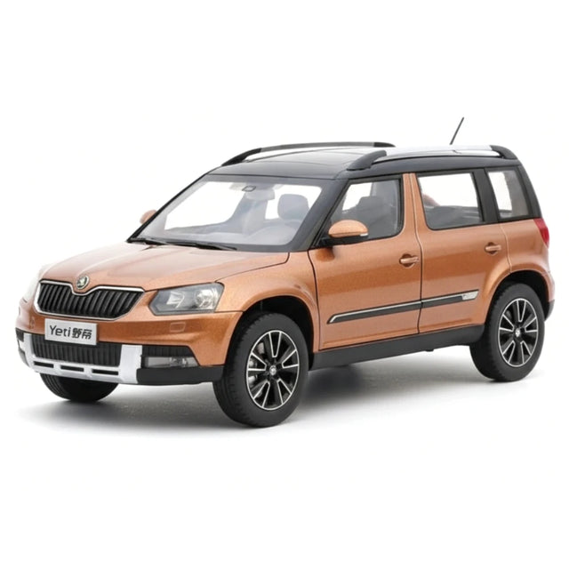 [OEM] 1:18 Skoda 2013 Yeti Outdoor Orange Model Car Die-Cast