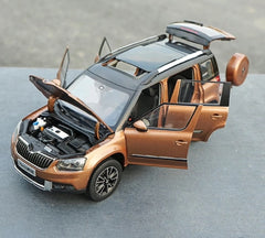 [OEM] 1:18 Skoda 2013 Yeti Outdoor Orange Model Car Die-Cast
