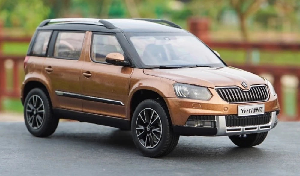 [OEM] 1:18 Skoda 2013 Yeti Outdoor Orange Model Car Die-Cast