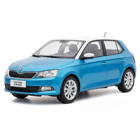 [OEM] 1:18 Skoda 2016 Fabia Blue Model Car Die-Cast