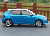 [OEM] 1:18 Skoda 2016 Fabia Blue Model Car Die-Cast