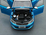 [OEM] 1:18 Skoda 2016 Fabia Blue Model Car Die-Cast