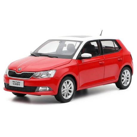 [OEM] 1:18 Skoda 2016 Fabia Red Model Car Die-Cast