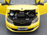[OEM] 1:18 Skoda 2016 Fabia Yellow Model Car Die-Cast