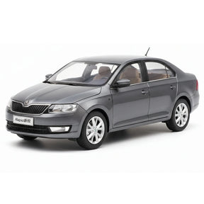 [OEM] 1:18 Skoda 2016 Rapid Gray Model Car Die-Cast
