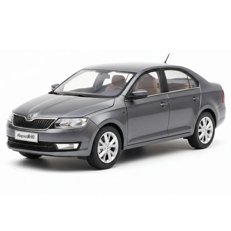 [OEM] 1:18 Skoda 2016 Rapid Gray Model Car Die-Cast