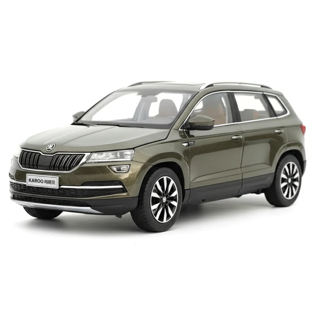 [OEM] 1:18 Skoda 2017 Karoq Brown Model Car Die-Cast