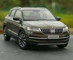 [OEM] 1:18 Skoda 2017 Karoq Brown Model Car Die-Cast