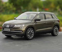 [OEM] 1:18 Skoda 2017 Karoq Brown Model Car Die-Cast