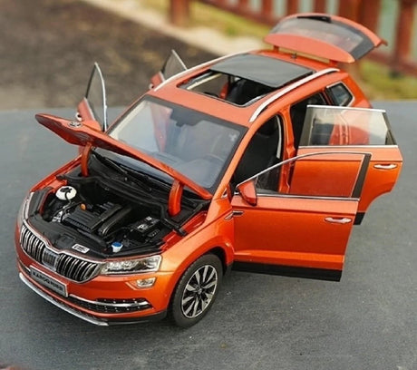 [OEM] 1:18 Skoda 2017 Karoq Orange Model Car Die-Cast