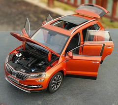 [OEM] 1:18 Skoda 2017 Karoq Orange Model Car Die-Cast