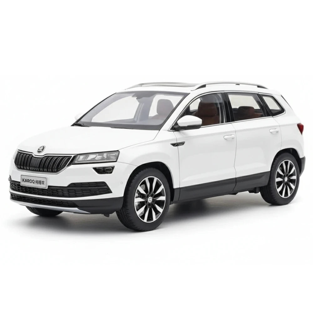 [OEM] 1:18 Skoda 2017 Karoq White Model Car Die-Cast