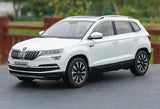 [OEM] 1:18 Skoda 2017 Karoq vit modellbil Die-Cast