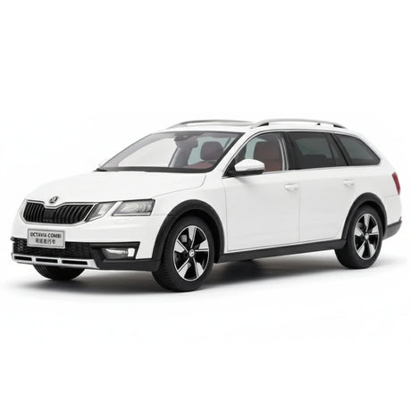 [OEM] 1:18 Skoda 2017 Octavia White Model Car Die-Cast