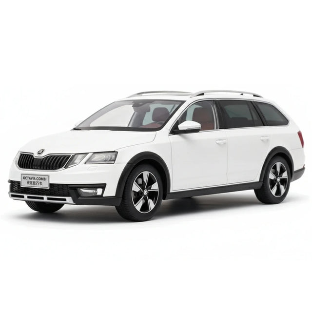 [OEM] 1:18 Skoda 2017 Octavia White Model Car Die-Cast