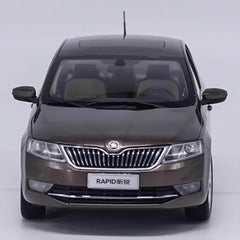 [OEM] 1:18 Skoda 2018 Rapid marron voiture miniature Die-Cast