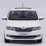 [OEM] 1:18 Skoda 2018 Rapid White Model Car Die-Cast