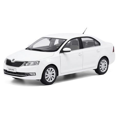 [OEM] 1:18 Skoda 2018 Rapid White Model Car Die-Cast