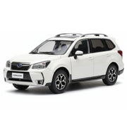 OEM Subaru 2018 Forester branco 1:18 – modelo de coleção em metal fundido