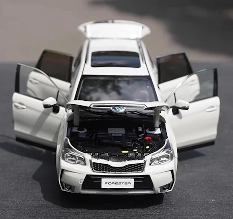[OEM] 1:18 Subaru 2018 Forester White Model Car Die-Cast