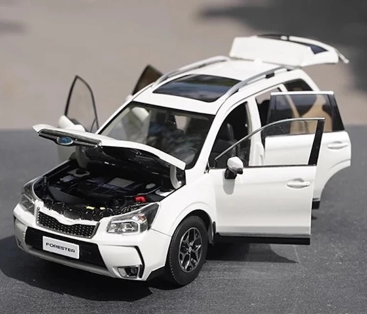 [OEM] 1:18 Subaru 2018 Forester White Model Car Die-Cast