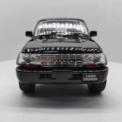[OEM] 1:18 Toyota 1990 Land Cruiser 80 Series Black Model Car Die-Cast