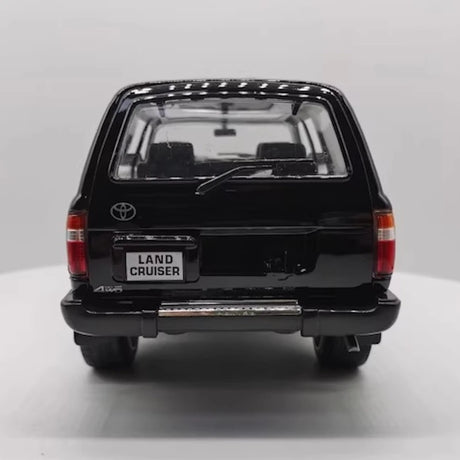 [OEM] 1:18 Toyota 1990 Land Cruiser 80 Series Black Model Car Die-Cast