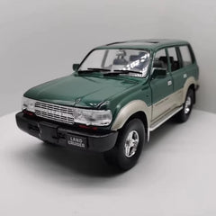 [OEM] 1:18 Toyota 1990 Land Cruiser 80 Series Green Model Car Die-Cast