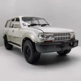 [OEM] 1:18 Toyota 1990 Land Cruiser 80 Series White Model Car Die-Cast