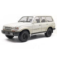 [OEM] 1:18 Toyota 1990 Land Cruiser 80 Series White Model Car Die-Cast