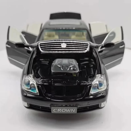 [OEM] 1:18 Toyota 2003 Crown Royal Saloon S180 Black Model Car Die-Cast