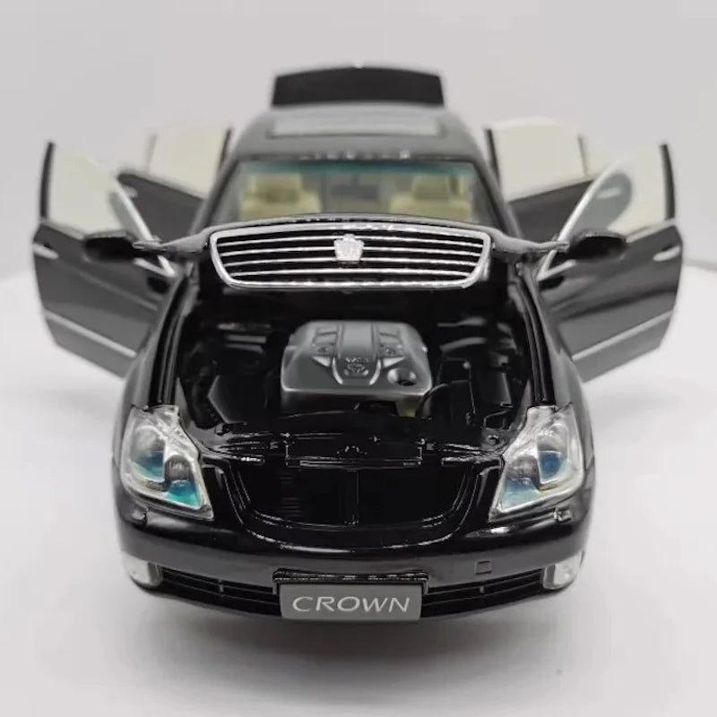 [OEM] 1:18 Toyota 2003 Crown Royal Saloon S180 Black Model Car Die-Cast
