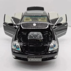 [OEM] 1:18 Toyota 2003 Crown Royal Saloon S180 Black Model Car Die-Cast